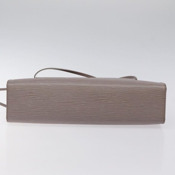 LOUIS VUITTON Epi Dinar Tote Bag Lilac M5202B LV Auth 122937 - Picture 6 of 16